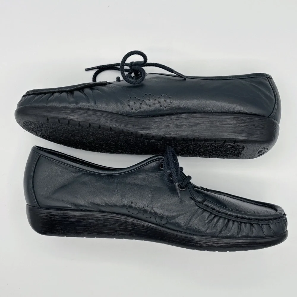 SAS Blue Siesta Lace Up Oxford Women's Sz 9.5 Comfort Workwear